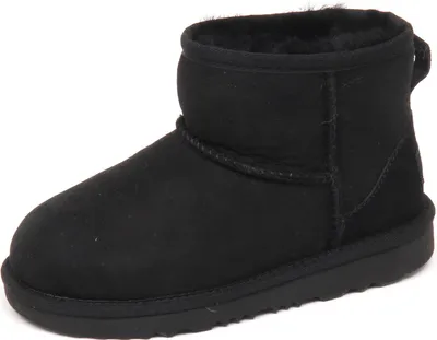 Produktbild von E7952 stivaletto bimba girl schwarz UGG K CLASSIC MINI II scarpe Stiefel Schuh