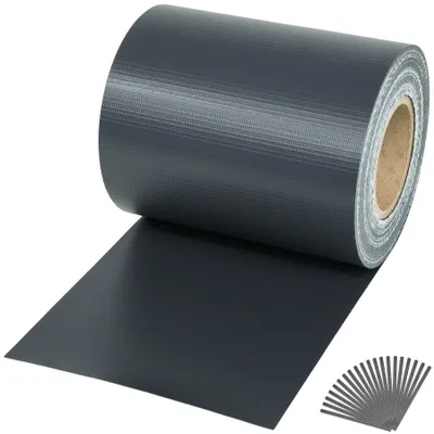 Produktbild von tectake® Sichtschutzstreifen für Einzelstab- und Doppelstabmatten-Zäune leichte Montage, inklusive Befestigungsclips