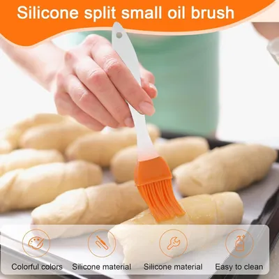 Imagen del producto de Brocha de silicona para hornear, resistente al calor, 20 cm, juego de 2 unidades, para la cocina