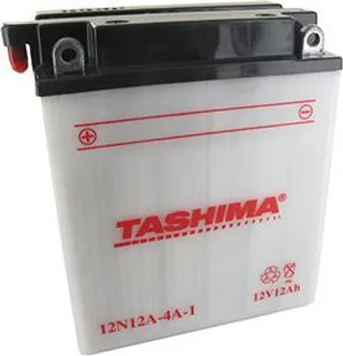 Image de Batterie Plomb Tashima 12v, 12a L: 134, L: 80, H:160mm, + à Gauche Pour Autoportée, Motos. (livrée A