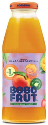 Produktbild von Bobo Frut Nektar, Apfel, Mango, Pfirsich, 300 ml, ab dem 12. Lebensmonat