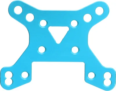 Produktbild von Vordere Stoßdämpferplatte, passend für Wltoys 144001 1/14 RC-Car-Ersatzteile, Blau B