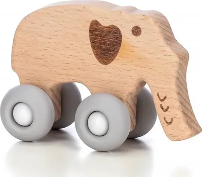 Image de Free2PLAY Éléphant à cheval en bois