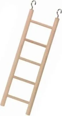 Zdjęcie produktu dla Nobby 31555, Drabinka dla ptaków domowych, Papużka falista, Kanarek, Drewno, Drewno, 5 krok., 220 mm
