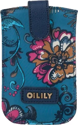 Produktbild von Oilily Sea of Flowers Smartphone Pull Case Deep Ocean