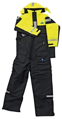 Productafbeelding van Multi-Storm thermische tweedelige set voor heren (geel/zwart), maat XL