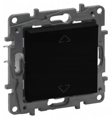 Produktbild von Legrand Niloe Step Rollladenschalter Schwarzer Taster 2-stufig