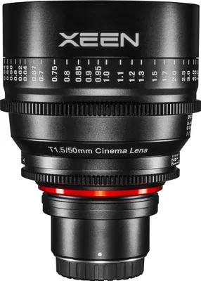 Produktbild von Samyang XEEN Cinema 50mm T1,5 MFT Vollformat Objektiv MF Cine Video Lens für hohe Auflösungen mit Follow Focus Zahnkränze (1021617)