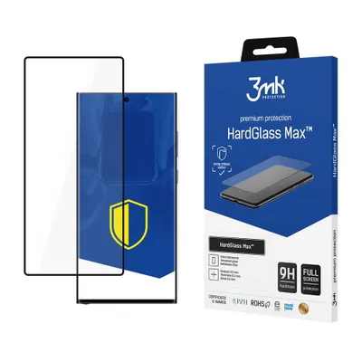 Produktbild von 3mk Display Gehärtetes Glas HardGlass Max für Samsung Galaxy S24 Ultra 0,3mm 9H