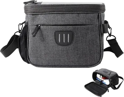 Imagen del producto de Bolsa impermeable para manillar de bicicleta, de 22 x 17 cm, plegable, para accesorios de bicicleta