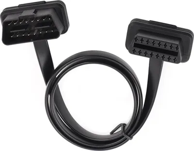 Obrázek produktu pro Auto 16pinový prodlužovací kabel OBD2 s konektory samec-samice, diagnostický adaptér, délka 60 cm/24 palců