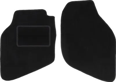 Immagine prodotto di Wielganizator tappetini auto velours anteriori adatto per Honda Jazz II (2002-2008, hatchback) neri, set 2 pz, con fissaggi
