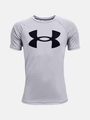 Produktbild von Under Armour Tech Big Logo Ss-Gry T-Shirt 1363283-011__YLG