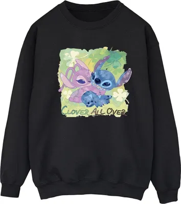 Produktbild von Disney - "St Patrick's Day" Sweatshirt für Damen BI22756 (XL) (Schwarz)