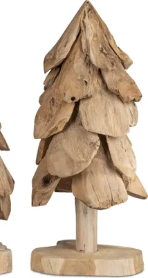 Produktbild von Dekoobjekt Baum TEAK auf Fuß H. 60cm naturbraun aus Holz Formano WA