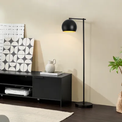Obrázok produktu pre Stojacia lampa "Skiptvet" 1 x E27 kov 156 cm čierna