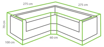 Produktbild von Lounge-Set Schutzhülle 275 cm / 100 x 275 cm / 100 x 70 cm