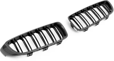 Immagine prodotto di Griglia radiatore Griglia sportiva Griglia in carbon look per BMW Serie 4 F32 F33 F36 F82