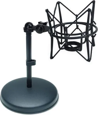 Immagine prodotto di supporto da tavolo keepdrum MS032 con microfono spider nero