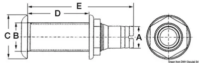 Obrázek produktu pro Nylonová/sklolaminátová penetrace špičky dlouhá 1"3/8 x 29/32mm , 1 kus