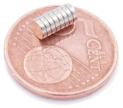 Produktbild von Aprilheld | 90 Scheibenmagnete 4x1 mm | N52 Klasse Neodym Magnete | Modellbau