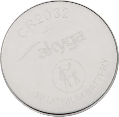 Produktbild von Lithium-Batterie CR2032 Akyga AKY1075 3V / 210mAh