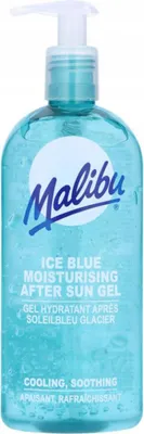 Produktbild von Malibu Ice Blue Kühler Aloe Vera After Sun Gel mit Vitamin E 400ml