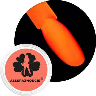 Produktbild von Neon-Nagelpigmentpulver Neon UV-Pigment Allepaznokcie Glas 0,6 g Nr. 06