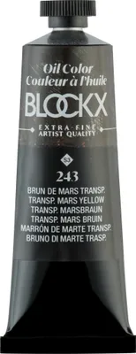 Produktbild von Blockx 3x Ölfarbe, Tube 35ml Marsbraun transparent 213243BXC