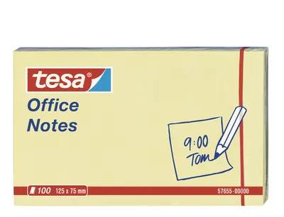 Productafbeelding van tesa Office Notes Haftnotizen, 125 x 75 mm, gelb