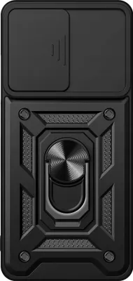 Obrázek produktu pro Pouzdro pro Xiaomi Redmi 13C | Poco C65 PANCERNE SLIDE RING PLECKI CASE + SKLO