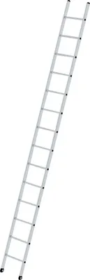 Produktbild von Günzburger Steigtechnik Sprossen-Anlegeleiter mit Standard-Traverse 14 Sprossen - 010114