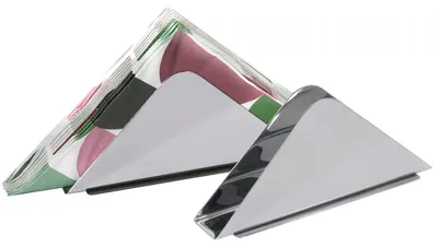 Produktbild von Serviettenhalter, Edelstahl, 14-16,5 cm Länge wählbar, hochglänzend : 16,5 cm Variante: 16,5 cm