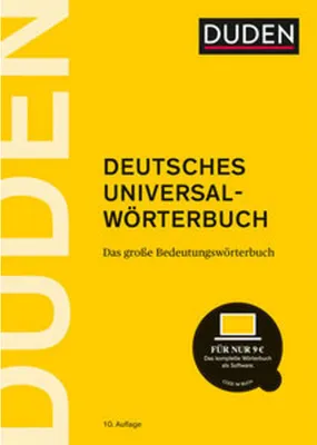 Produktbild von Duden - Deutsches Universalwörterbuch