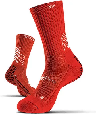 Image de Gearxpro Soxpro Classic Chaussettes Grip - Rouge  | Taille: 41-46