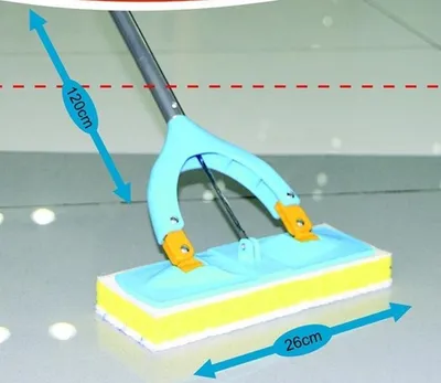Obrázek produktu pro Mop BUTTERFLY s teleskopickou tyčí, 140 cm