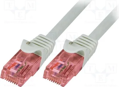 Produktbild von 1x 1m 2 CQ2032U RJ45-Kabel grau   6 Cu