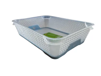 Produktbild von keeeper Stapelkorb DIN A5, Rutschfest 26,5x20 x7 cm, Jonas, Nordic Blue