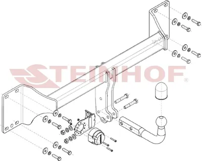 Produktbild von Z545943 Anhängerkupplung passend für AUDI E-Tron 09/2018- starr