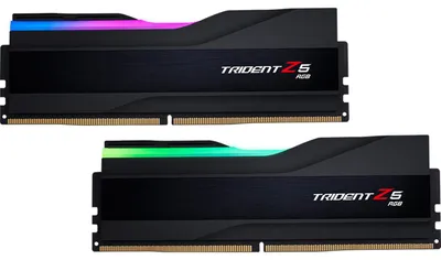 Produktbild von DIMM 32 GB DDR5-5600 (2x 16 GB) Dual-Kit (schwarz, F5-5600J4040C16GX2-TZ5RK, Trident Z5 RGB, INTEL XMP)