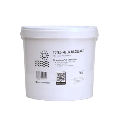 Produktbild von Original Totes Meer Badesalz – ohne Trennmittel im 12kg Eimer