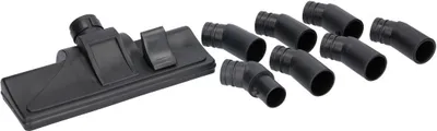 Produktbild von easyPART passend für 10039068 EUROPART Bodendüse Kippgelenkdüse Universal für 30-36mm Rohr-Durchmesser mit 7 Adaptern Staubsauger Bodenstaubsauger