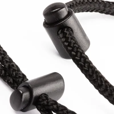 Produktbild von 5 Stück Kordelstopper aus Nylon für Schnüre von 2,5 bis 5 mm
