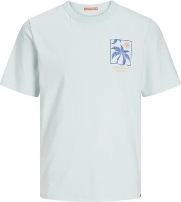 Produktbild von Jack & Jones Palm Back Dut Kurzarm-t-shirt Weiß L Mann Weiß L