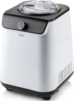 Produktbild von PRIMO PR401IM Eismaschine - Eismacher - Selbstgefrierend - Mit Kompressor - 1,2 L - Weiß/Schwarz