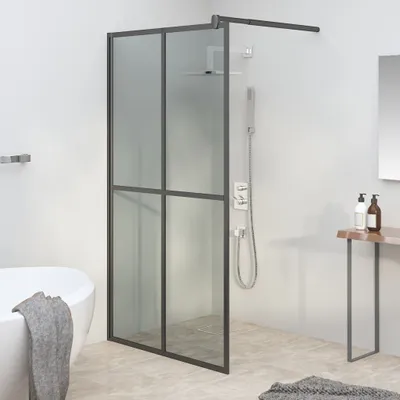 Produktbild von "im Angebot" Duschwand für Walk-in Dusche 118x190 cm Dunkles Sicherheitsglas  - Duschabtrennungen CC1004