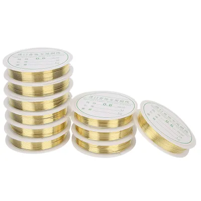 Zdjęcie produktu dla Drut miedziany jubilerski, drut miedziany, drut jubilerski, drut do owijania biżuterii, drut miedziany DIY