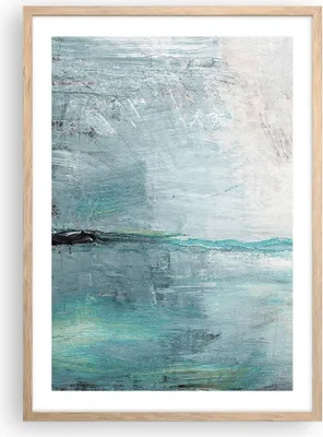 Produktbild von Gerahmtes Poster - Rahmen in heller Eiche - Abstraktion modern - 50x70 cm - Wand Bild - Wanddeko - Wandbilder - Wandposter - Bilderrahmen - Bilder - Kunstdruck - Wandbild - P2NPA50x70-3591