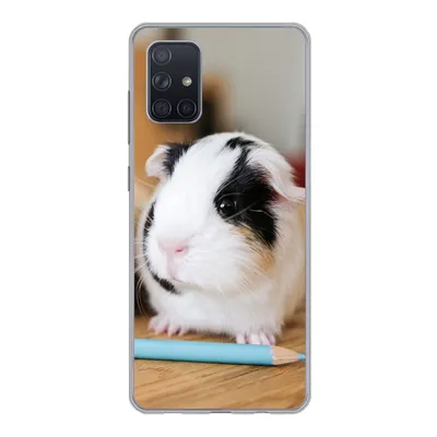 Produktbild von MuchoWow® Handyhülle Schutzhülle Hülle für Samsung Galaxy A51 5G Entzückende Baby-Meerschweinchen Silikon Softcase Handy Hülle - Abbildung