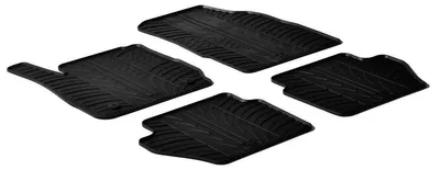 Produktbild von LAMPA Fußmatten Set Gummi für FORD Fiesta Mk6 Limousine Vorne+Hinten